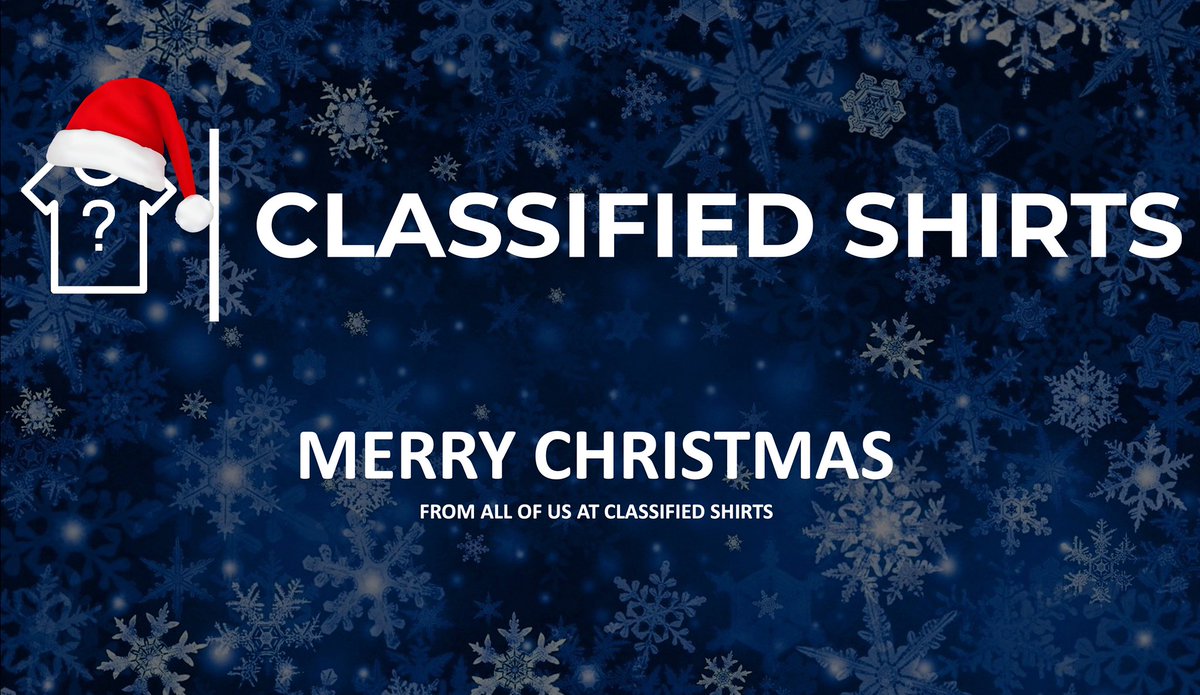Merry Christmas from all of us at Classified Shirts!

We hope you all have a great day! 🎄