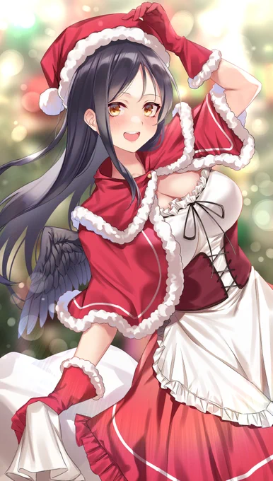 サンタ姿の堕天使メイドは好きですか? 