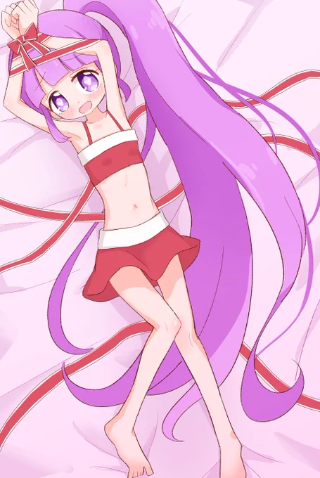 冬は #ミニスカへそ出しサンタコス真中のん 