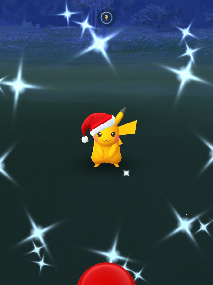 Go_1021_M's tweet photo. クリスマスプレゼント第2弾キター！🥺
メリークリスマス🎄🎄🎄
#ポケモンGO #ピカチュウ #色違い https://t.co/Uc5FsQ8kMW