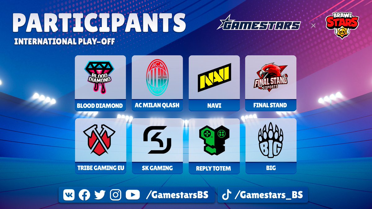 🦾 Yep, this teams are out of this world! How can tomorrow's clashes play out?

#Gamestars #BrawlStars #Esports