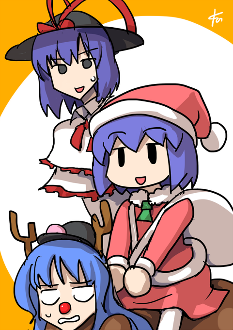 ちっちゃい衣玖さんもサンタやります!。。。 