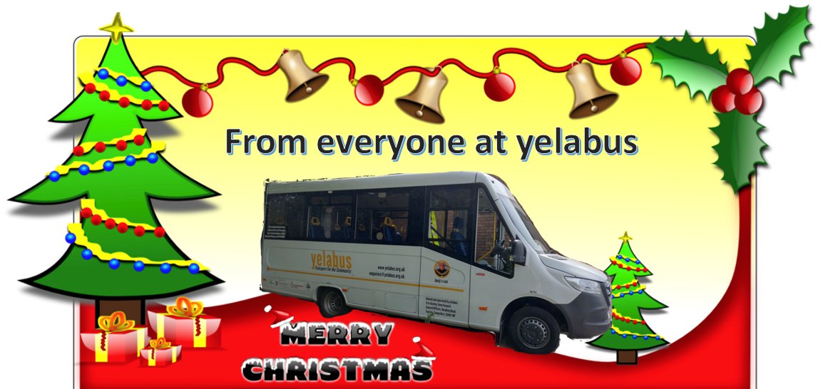 Have a very Merry Christmas, from all at #yelabus 🎅🎄