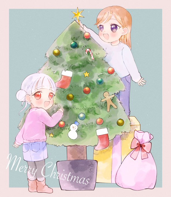 「merry christmas multiple girls」 illustration images(Latest)｜5pages