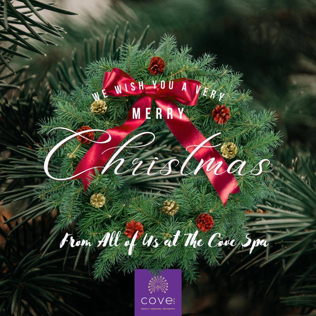 Merry Christmas from all at The Cove Spa. We will see you back on Wednesday 28th! 🦚