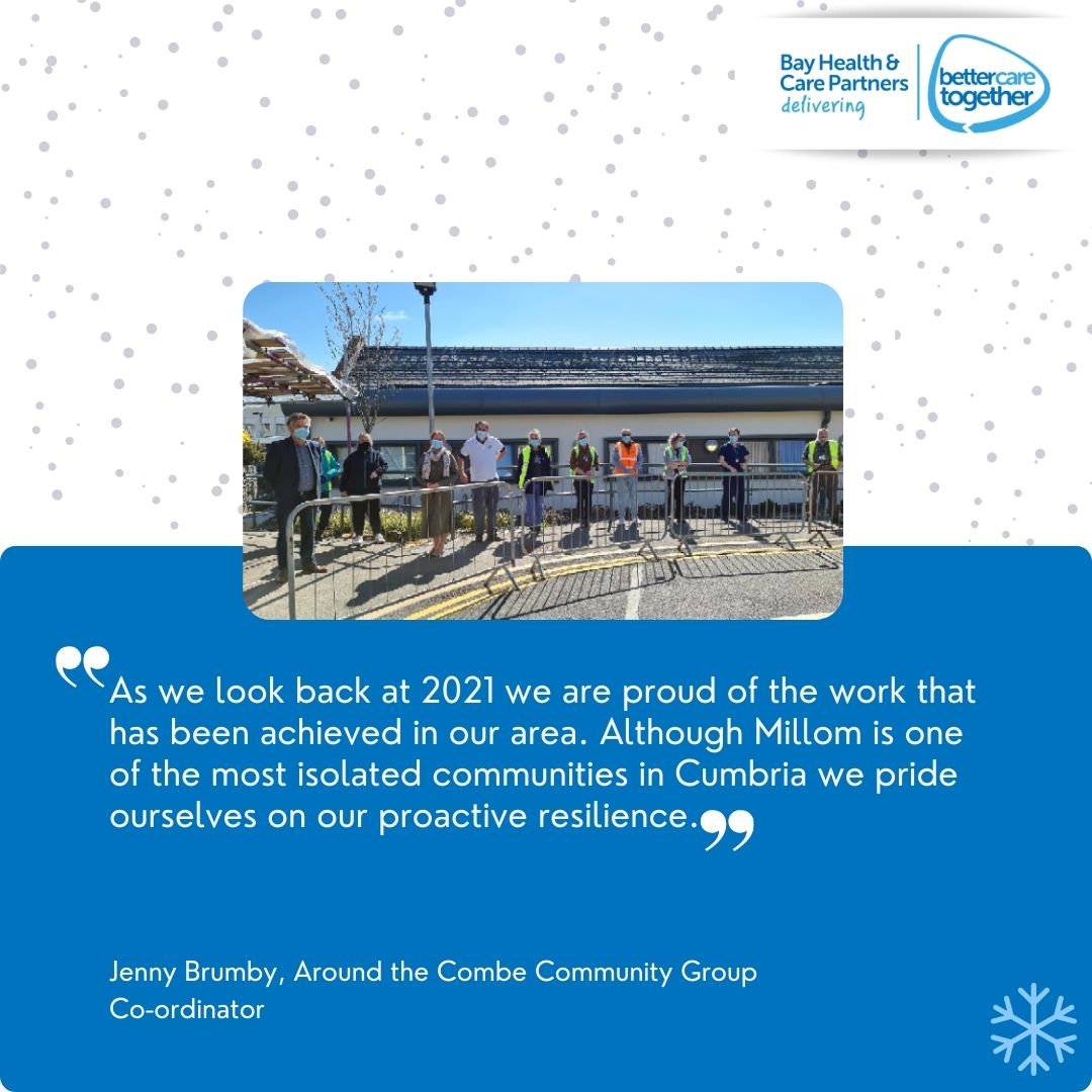 MorecambeBHCP's tweet photo. Our Partners reflect on 2021 and wish you happiness over the festive season https://t.co/0RvzGhYNxj @jendo41 @mb_pcc @MorecambeBayCCG @UHMBT @CumbriaCVS @LancasterCVS @WeAreLSCFT @CumbriaCC @LancasterCC @LancashireCC @SouthLakelandDC @BarrowCouncil https://t.co/6t52RZvcWY