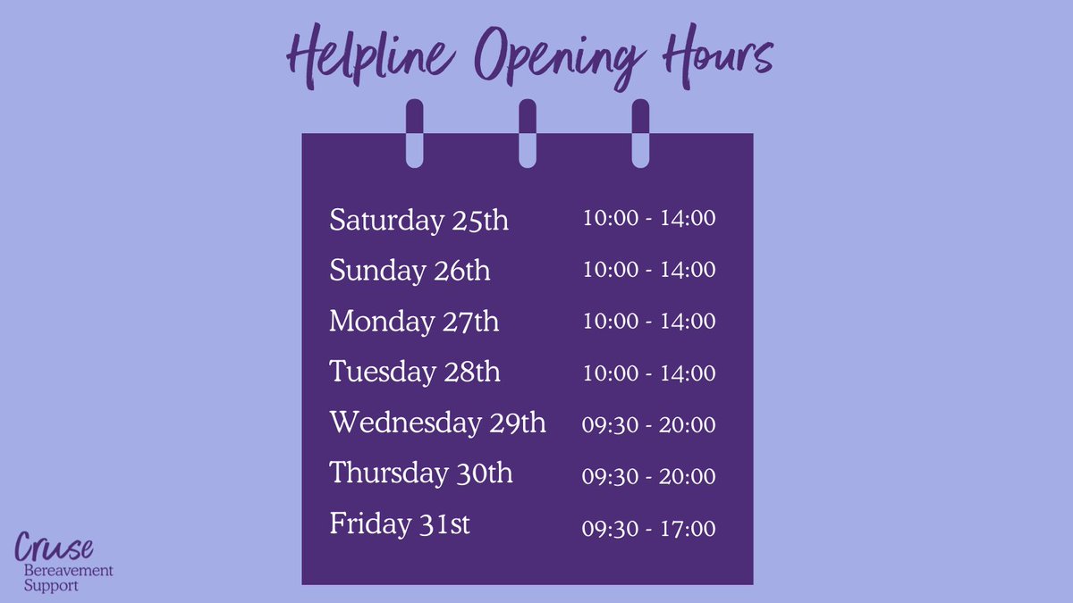 Cruse Bereavement Support tweet media