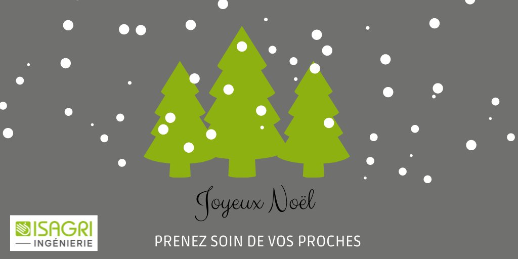 ISAGRI_Ingnr's tweet photo. [Joyeuses fêtes] 🎄🎁
L'équipe d'ISAGRI Ingénierie vous souhaite de joyeuses fêtes de fin d'année à vous et à vos proches !

 #joyeuxnoel #bonnesfetes https://t.co/8BQBTd3pDA