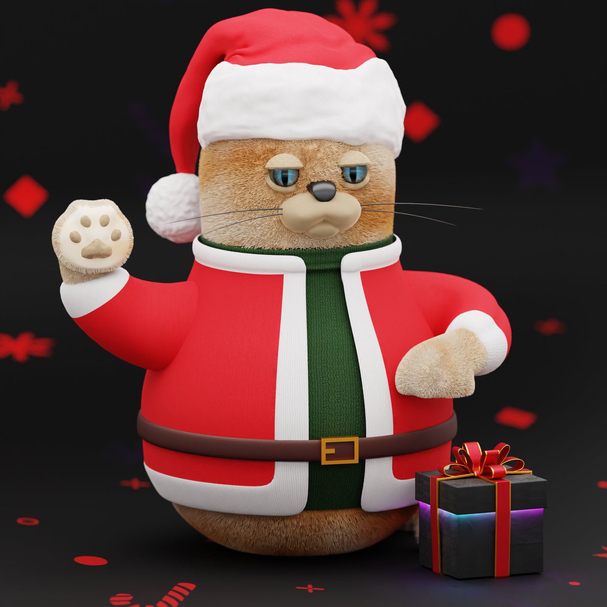 ManekiNekoVerse's tweet photo. Hello there Cats Fam!

We’re happy that we can share the joy and cheer of Christmas with y’all. We hope y’all have great holidays with great food and bond with your family.

🎅We love you all, Merry Christmas!🎅 https://t.co/OWvjA0bHxJ