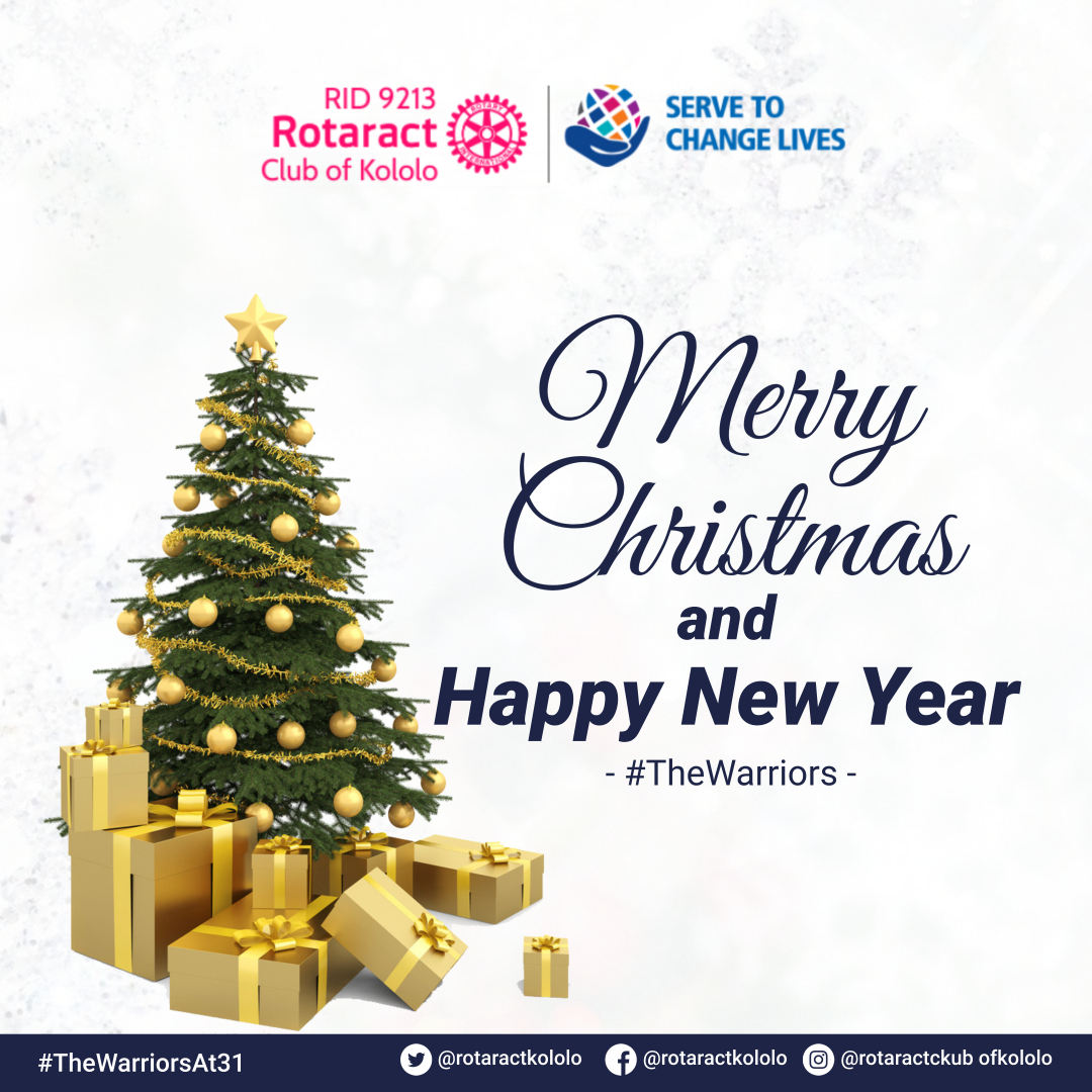 #TheWarriors wish you and your loved ones a Merry Christmas and Happy New Year 2022. #TheWarriorsAt31 | #ServingToChangeLives