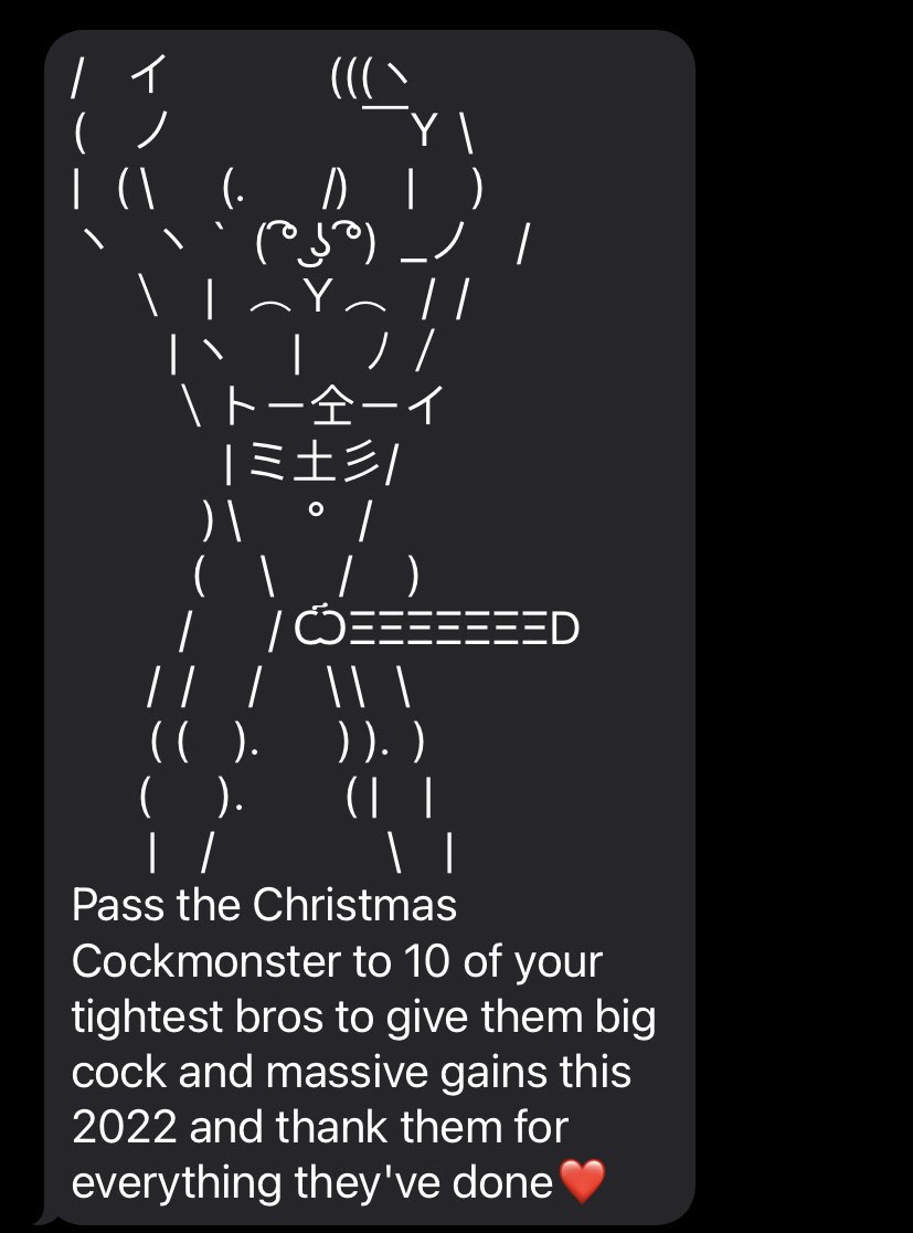 zodiacsquirrel's tweet photo. Merry cockmas
#cockmonster https://t.co/dBDoC2E8Fc