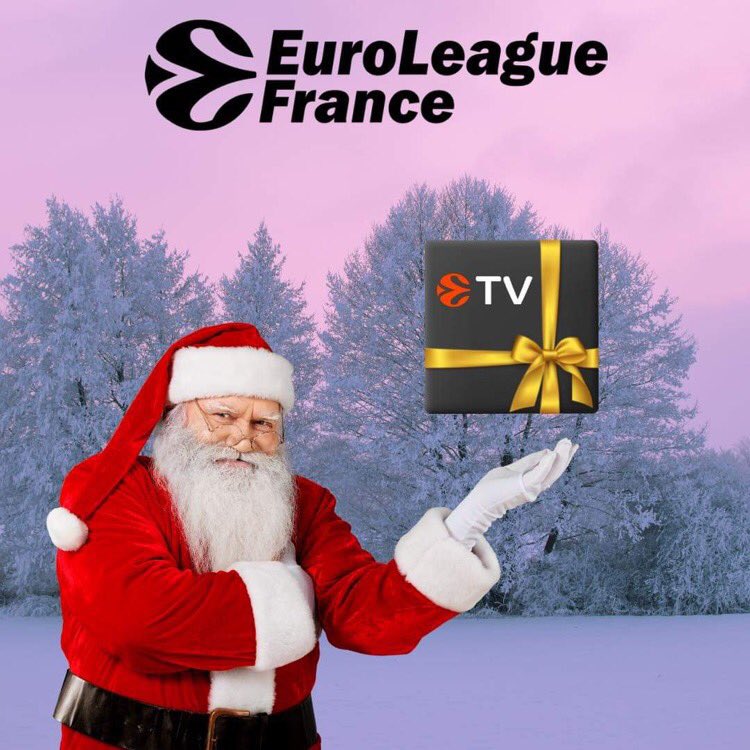 EuroLeagueFr's tweet photo. 🎁 ALERTE CADEAU 🎁 

🎅 Le Père Noël est passé chez @EuroLeagueFr ! 

📺 Un #LeaguePass jusqu’à la fin de saison 😱

Pour participer :

🎰 RT &amp; Follow @EuroLeagueFr 

🍀 Double tes chances sur notre page #Facebook 

#EuroLeague #JeuConcours #AlloPapaNoel #MerryChristmas https://t.co/SOjgYXFrDe