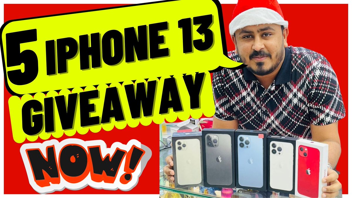 Wise Advice (@wiseadvicesumit) on Twitter photo ๐งโ๐๐งโ๐ So To Celebrate Christmas and Saying Thanks to Our Crypto Community here is the Giveaway for
5 Iphone 13 ๐งโ๐๐งโ๐๐๐๐ฅณ๐ฅณ๐๐
Win Now - bit.ly/3svc5lB
Thanks to all crypto community .
To Win its must :
-- Tag your 2 friends and retweet this post ๐ฅ๐ฅ ๐งโ๐๐งโ๐ So To Celebrate Christmas and Saying Thanks to Our Crypto Community here is the Giveaway for
5 Iphone 13 ๐งโ๐๐งโ๐๐๐๐ฅณ๐ฅณ๐๐
Win Now - bit.ly/3svc5lB
Thanks to all crypto community .
To Win its must :
-- Tag your 2 friends and retweet this post ๐ฅ๐ฅ