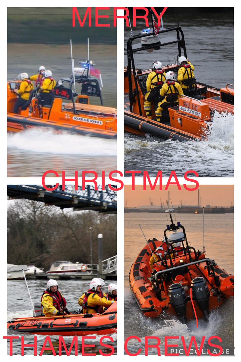 Merry Christmas to all operational lifeboat crews along the #RiverThames. Here’s hoping 🤞🏼that the red bat phone doesn’t ring & those 📟 don’t beep. 🎅 🌲 🎁 

#AlwaysOnCall

@ChiswickRNLI 
@GravesendRNLI 
@rnli_teddington 
@TowerRNLI