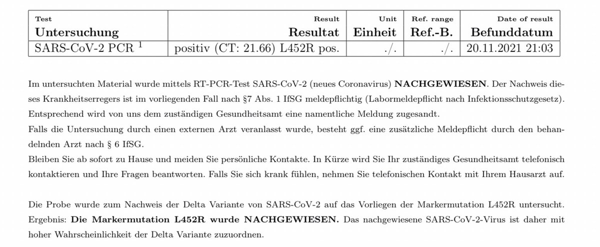 Am 20.11. bekam ich den positiven PCR-Befund: Delta-Variante.Ich begab mich in Quarantäne und begegnete den ersten Symptomen mit viel Schlaf, bis mein Hausarzt die Klinik empfahl.Die Lungenfunktion nahm an den ersten beiden Tagen im Klinikum rapide ab. Bottomline: 10%.2/5