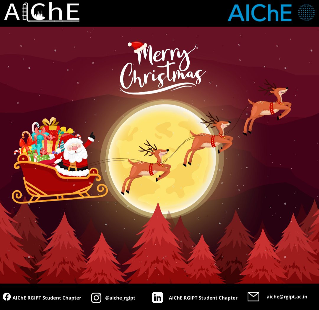 AIChE_RGIPT's tweet photo. "Christmas is the spirit of giving without a thought of getting. It is happiness because we see joy in people. It is forgetting self and finding time for others. It is discarding the meaningless and stressing the true values."

#festival #Eve #happiness #joy #AIChE #AIChERGIPT . https://t.co/EtaLO5P67P