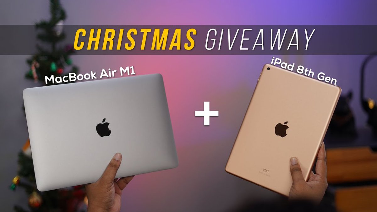 mvouchercodes1's tweet photo. Wish you all #MerryChristmas Special #Giveaway

#ChristmasGiveaway: MacBook Air M1 + iPad Air 8th Gen
All You Need to Do is
Like + Retweet + Visit https://t.co/WcKEMGqpFY Must search your favorite store.

End 28/12/21

#WIN #Competition #Christmas2021 #ChristmasTree #MVCGIVEAWAY https://t.co/AhpR5WO5sj