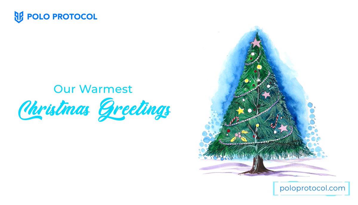 PoloProtocol's tweet photo. May the good times and treasures of the present become the golden memories of tomorrow. Wishing you lots of love, joy, and happiness. 

🎅 Merry Christmas! 🎄

#PoloProtocol #Polo  #Christmas #Xmas #Payment #Blockchain #Crypto https://t.co/ASHExK59i7