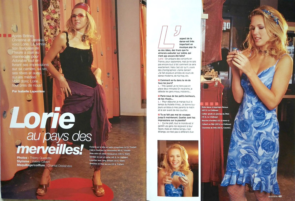 ForumLorie's tweet photo. Toute l'équipe @ForumLorie vous souhaite un JOYEUX NOËL ! 🎄
🎁 Voici quelques articles de presse canadiens, avec des photos rares, jamais vues en France ! 🤩
📸Publiés en mai 2002, pour la promo de "Près de Toi", le 1er album de @LoriePester.

Merci à Benoît Gschwind https://t.co/LSBmgt3vzN