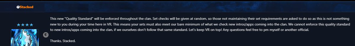 DivineForces's tweet image. After a year of poor leadership decisions Violent Resolution has finally realised after their leadership style has failed and they are in dire need of a new Officials roster and member quality improvements. 
df-rs.com/topic/28075/