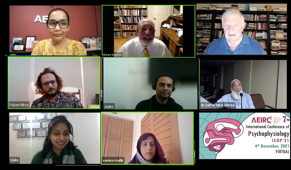 DRSADAFAHMED1's tweet photo. Successfully completed 7th Consecutive year of #ICOP  with the theme "Psychophysiologically augmented mental health care for all: let's make it a reality."#Psyhophysiology #AEIRC https://t.co/WlRE0IRGj1