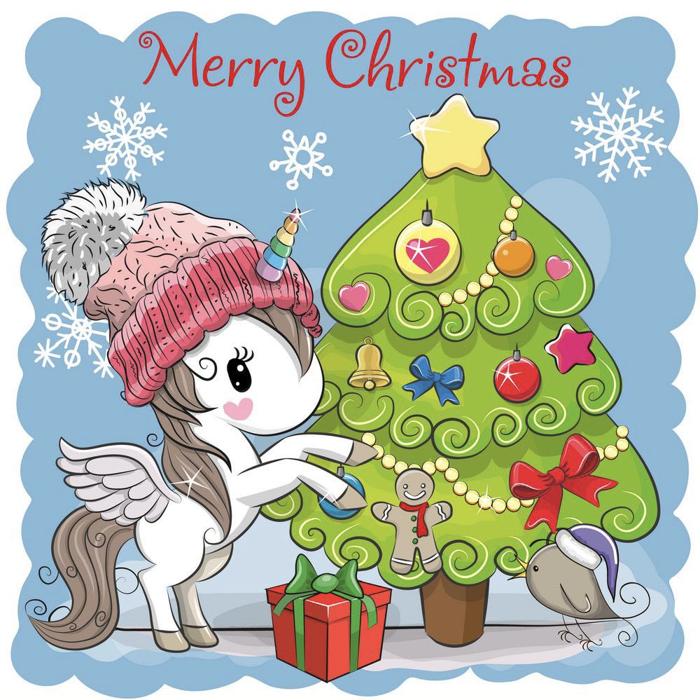 TheLastUni's tweet photo. Hope everyone has a very Merry Christmas 🦄💜 https://t.co/NCkm3ppawh