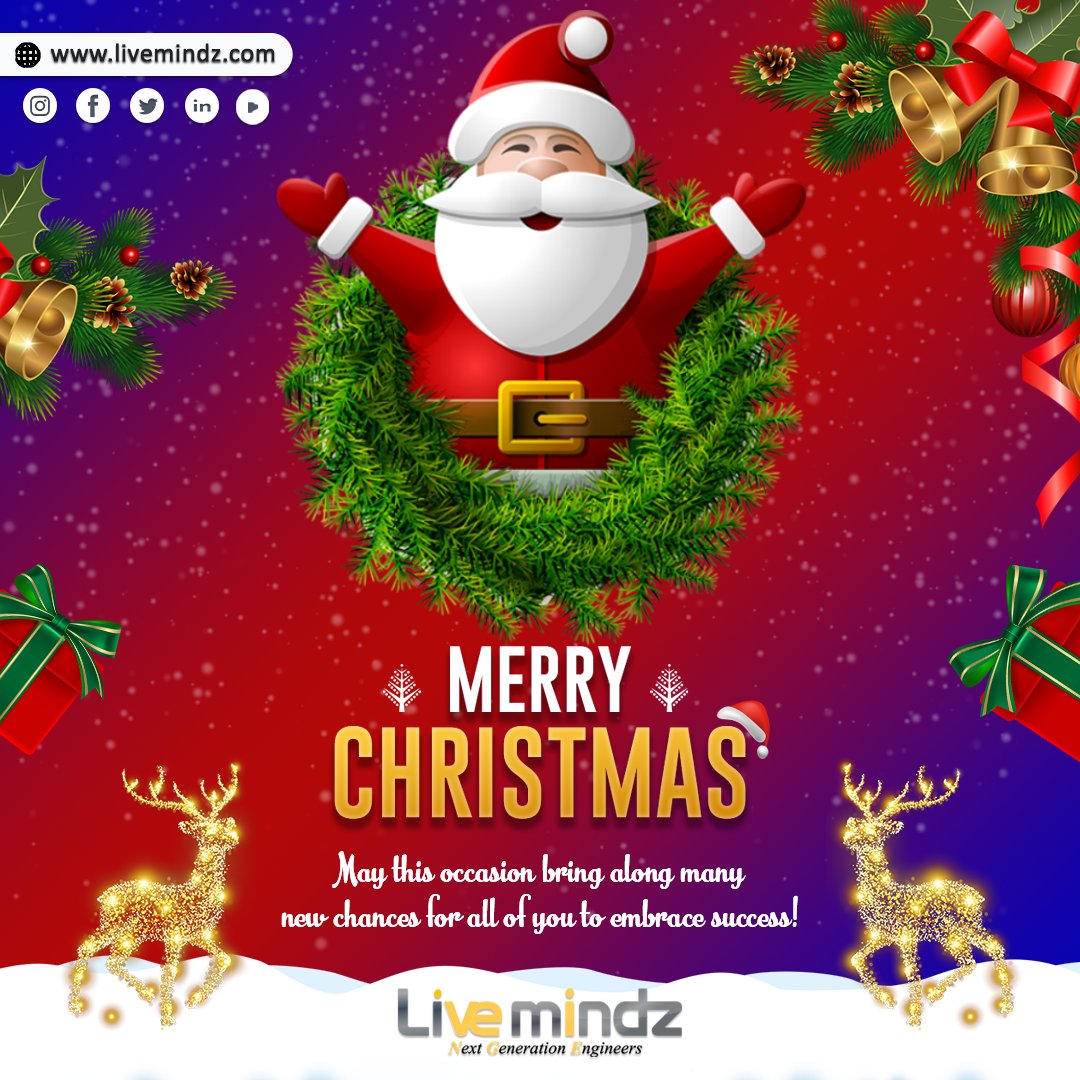 Livemindz1's tweet photo. May the celebrations of Christmas don’t end for you and your loved ones and you enjoy the best of the times on this occasion. Merry Christmas to everyone
#careeratlivemindz #livemindz #MerryChristmas #Christmas #holidaygreetings #festiveseason #WinterSolstice https://t.co/NTMAKLqwx8