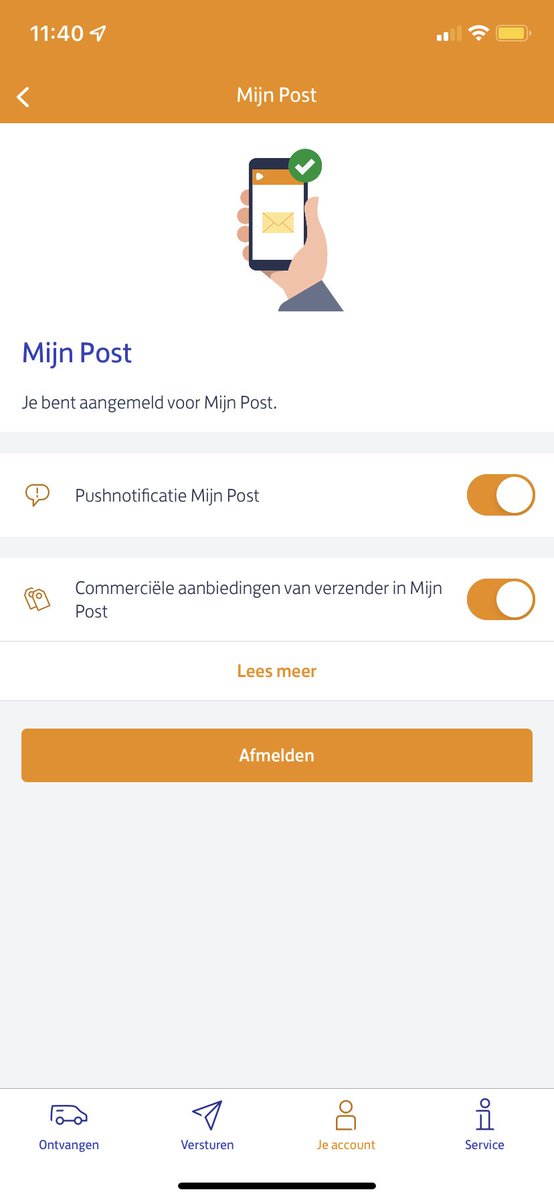 KimPham__'s tweet photo. @PostNL Nee, echt alleen afgemeld en opnieuw aangemeld voor MijnPost. Ik weet niks van een activatiebrief. Ook niet van de eerste keer aanmelden. Om het te activeren moest ik in de app “aanmelden” selecteren (nu afmelden) en was mijnpost geactiveerd, werd niks gemeld over een brief toen https://t.co/9XH2lAPzzI