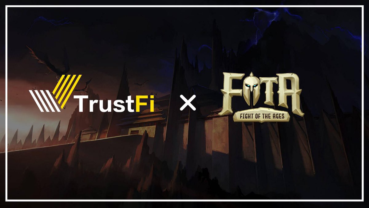 ✅ <a href="/Fightoftheages/">FOTA - Fight Of The Ages</a> 和<a href="/Trustfiorg/">TrustFi</a>，完美结合👍🏻

  🔆 #FOTA 使玩家能够进行角色扮演并使他们的角色在这个奇幻世界中独一无二。
 🌟信息：
  trustfi.medium.com/trustfi-playpa…

  #SBN #BSC