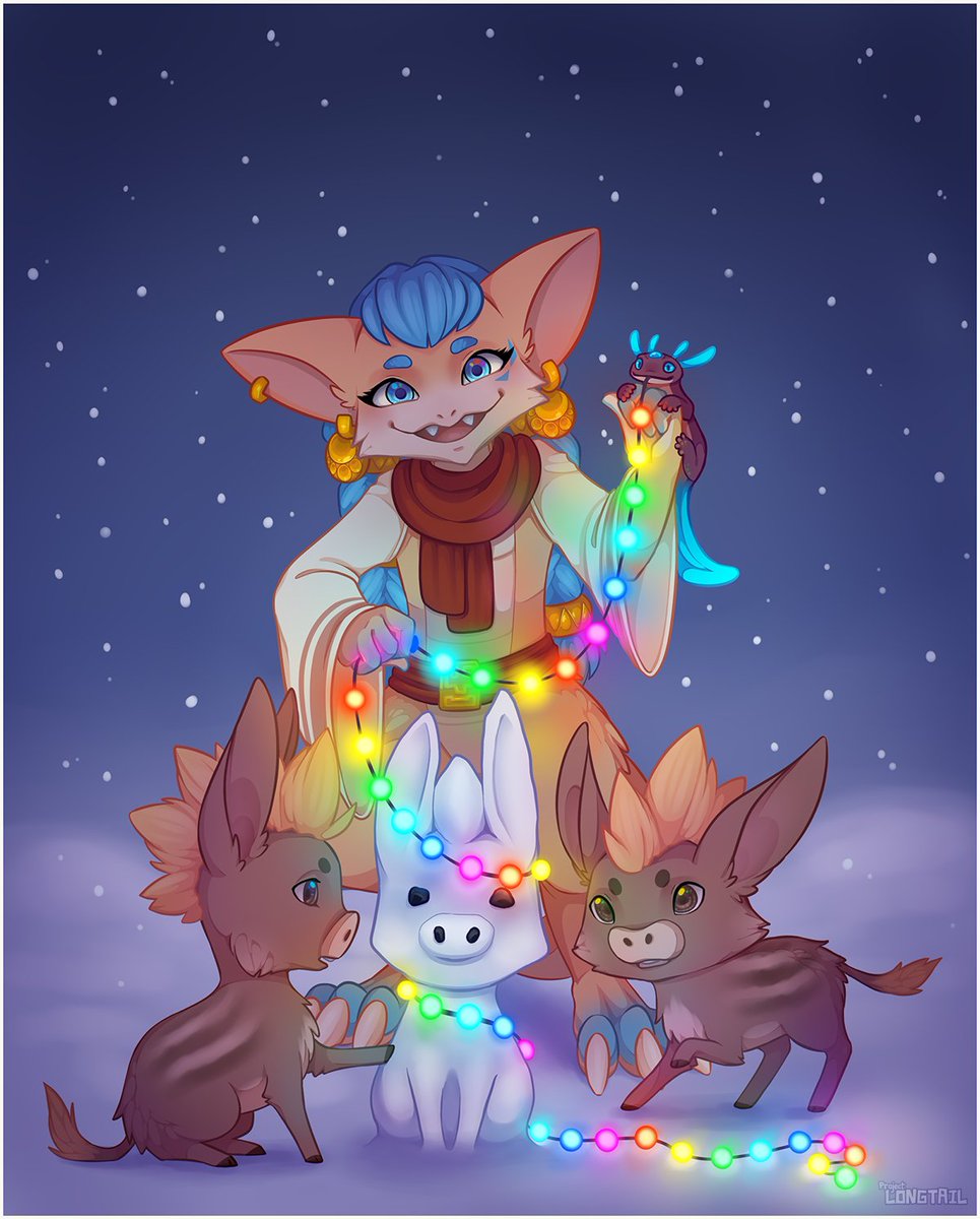 HologramMonster's tweet photo. Let's make some snowsculptures today! ☃️☃️
#longtailgame #gamedev #indiedev #characterdesign #digitalart #3dplatformer #Christmas https://t.co/DfpbcKV9gI