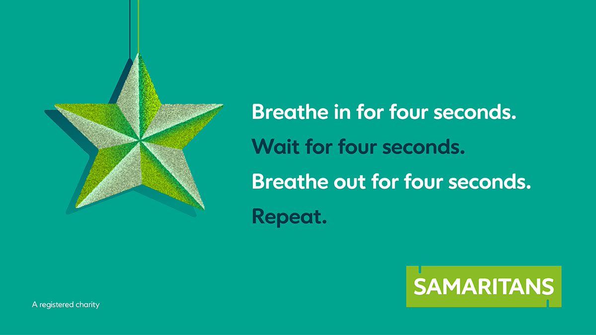The festive season and the prospect of a new year can sometimes bring feelings of stress. 

A simple way to help manage your emotions is to include calming moments into your day. This can be done through the practice of controlled breathing 🧘 💚 bit.ly/3cOKSRO