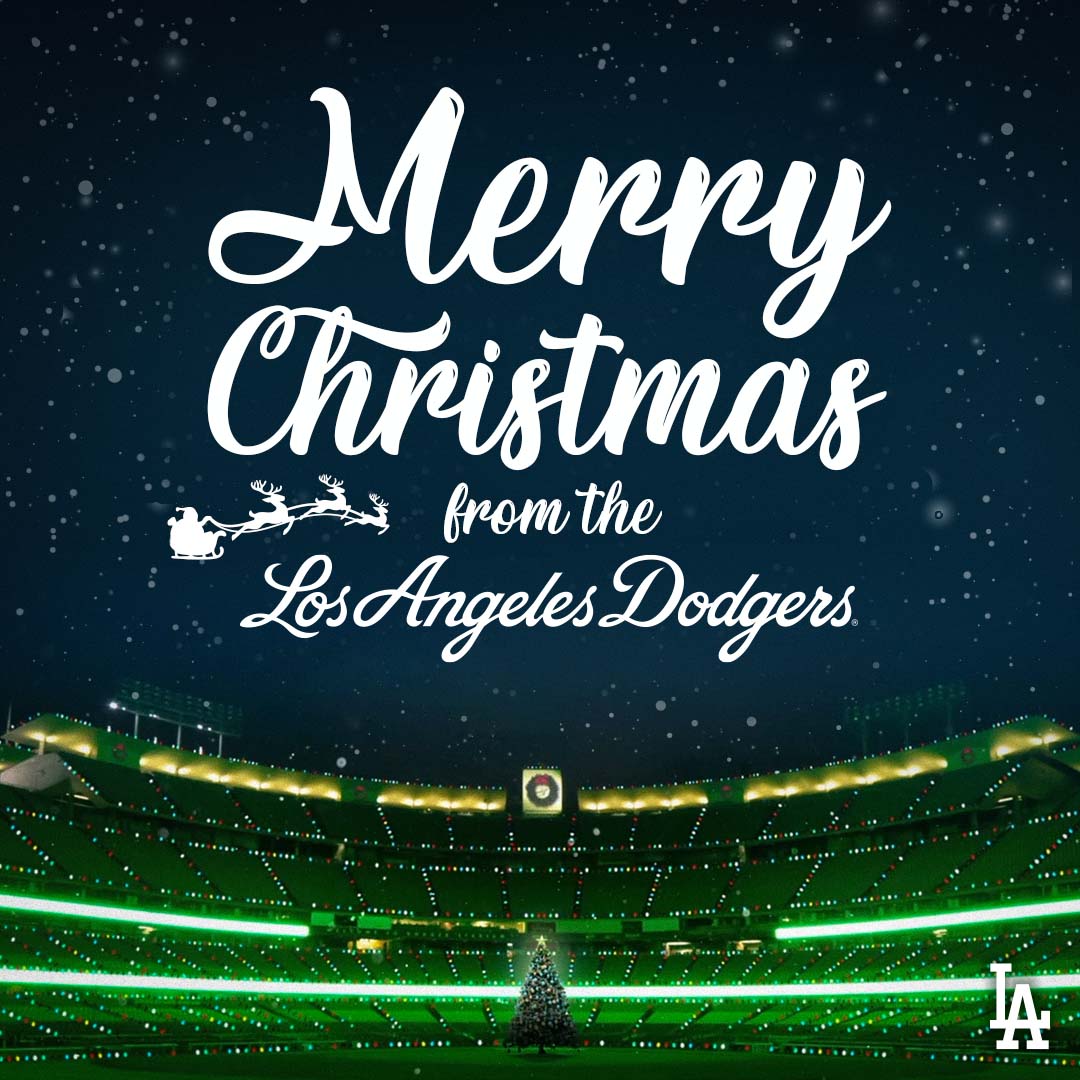 Los Angeles Dodgers on Twitter "Merry Christmas! https//t.co