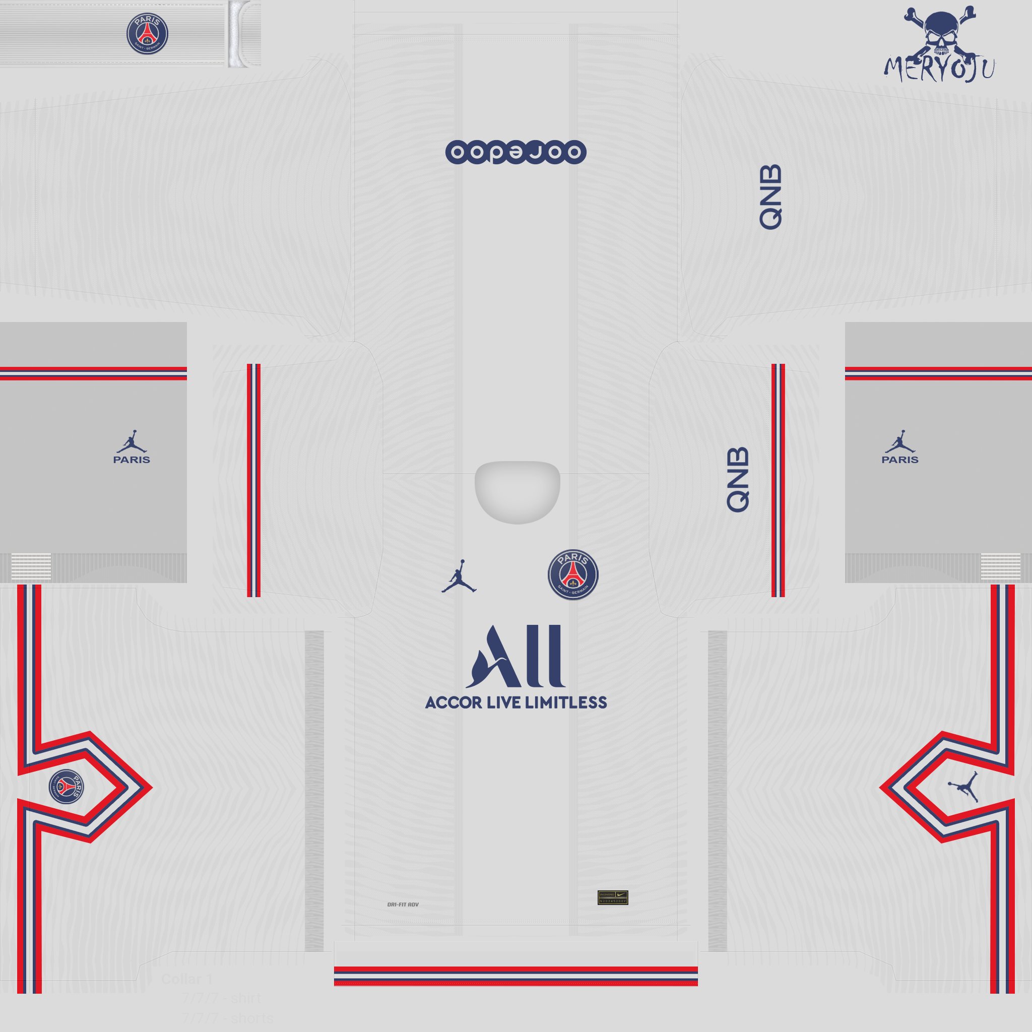 PSG New Fourth Jordan Kit 21/22