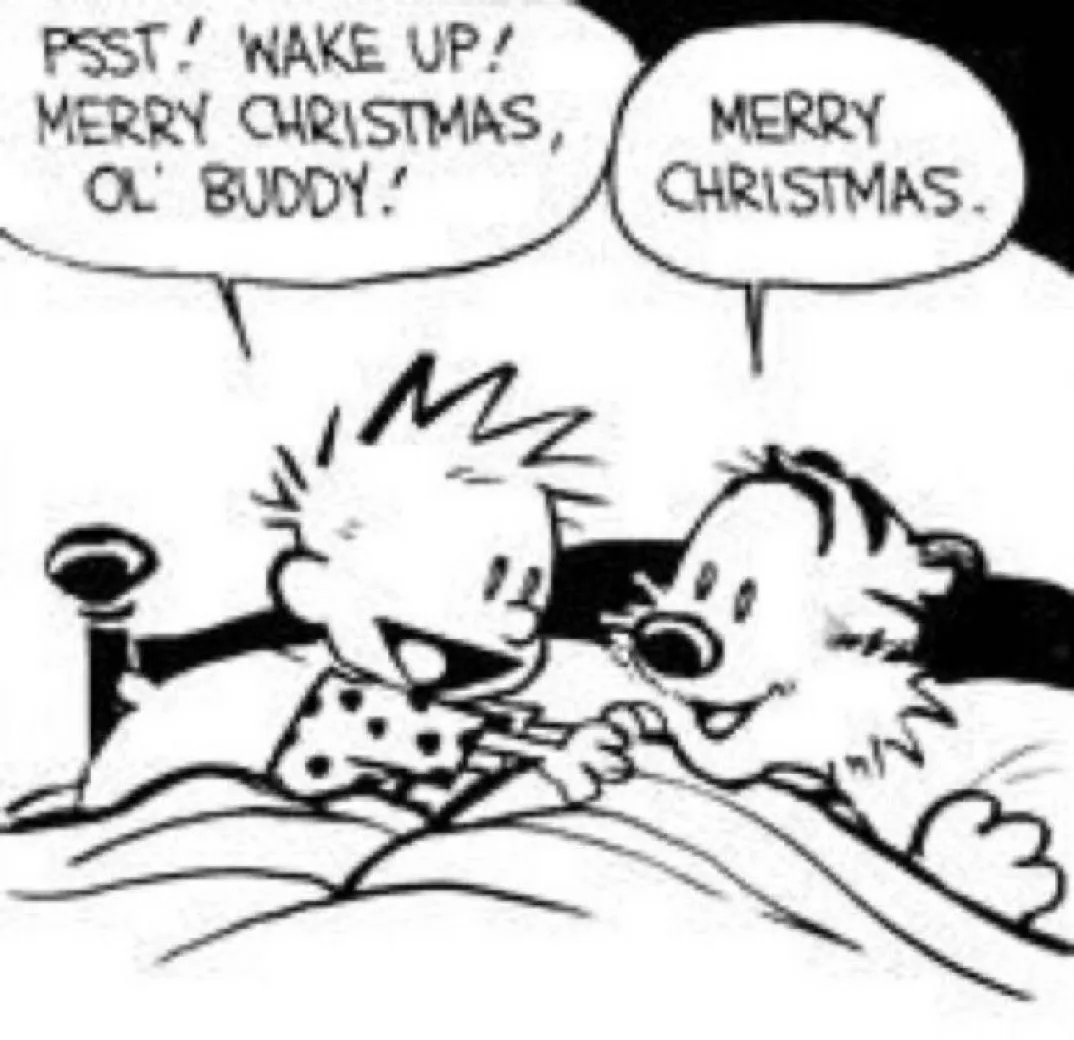Calvinn_Hobbes's tweet image. Spread that Christmas cheer! 🎄🎅🏻🎁☃️ #CalvinandHobbes #Christmas