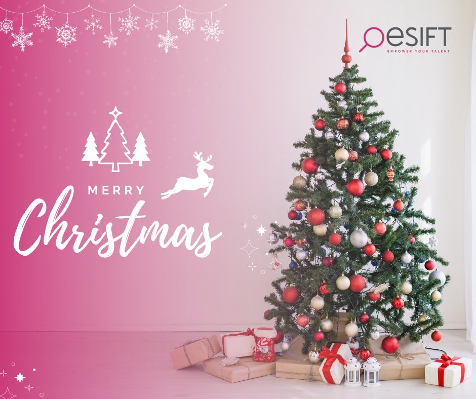 esiftrecruit's tweet photo. Wishing you all a very Merry Christmas from all the team at eSift! https://t.co/pOYe7gXhXm