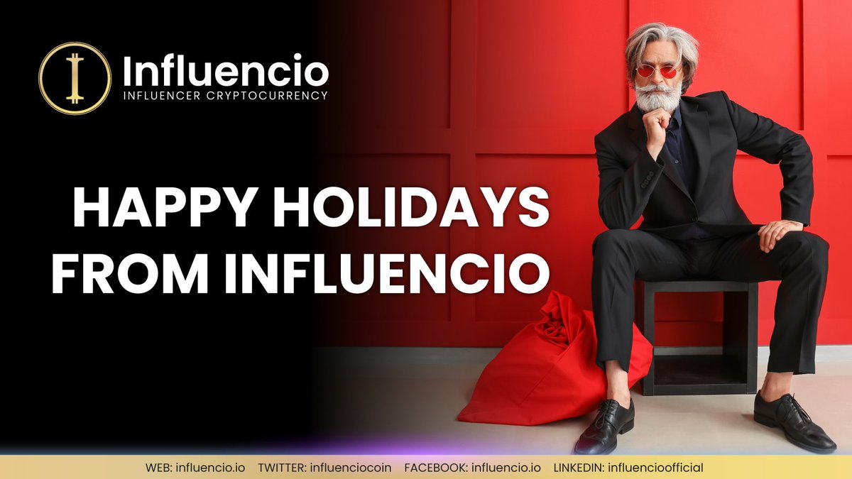 InfluencioCoin's tweet photo. 🎄 Happy Holidays to all, from the team at #Influencio

💝 We hope you are enjoying this special time with those near and dear. https://t.co/ws5HKznNbG