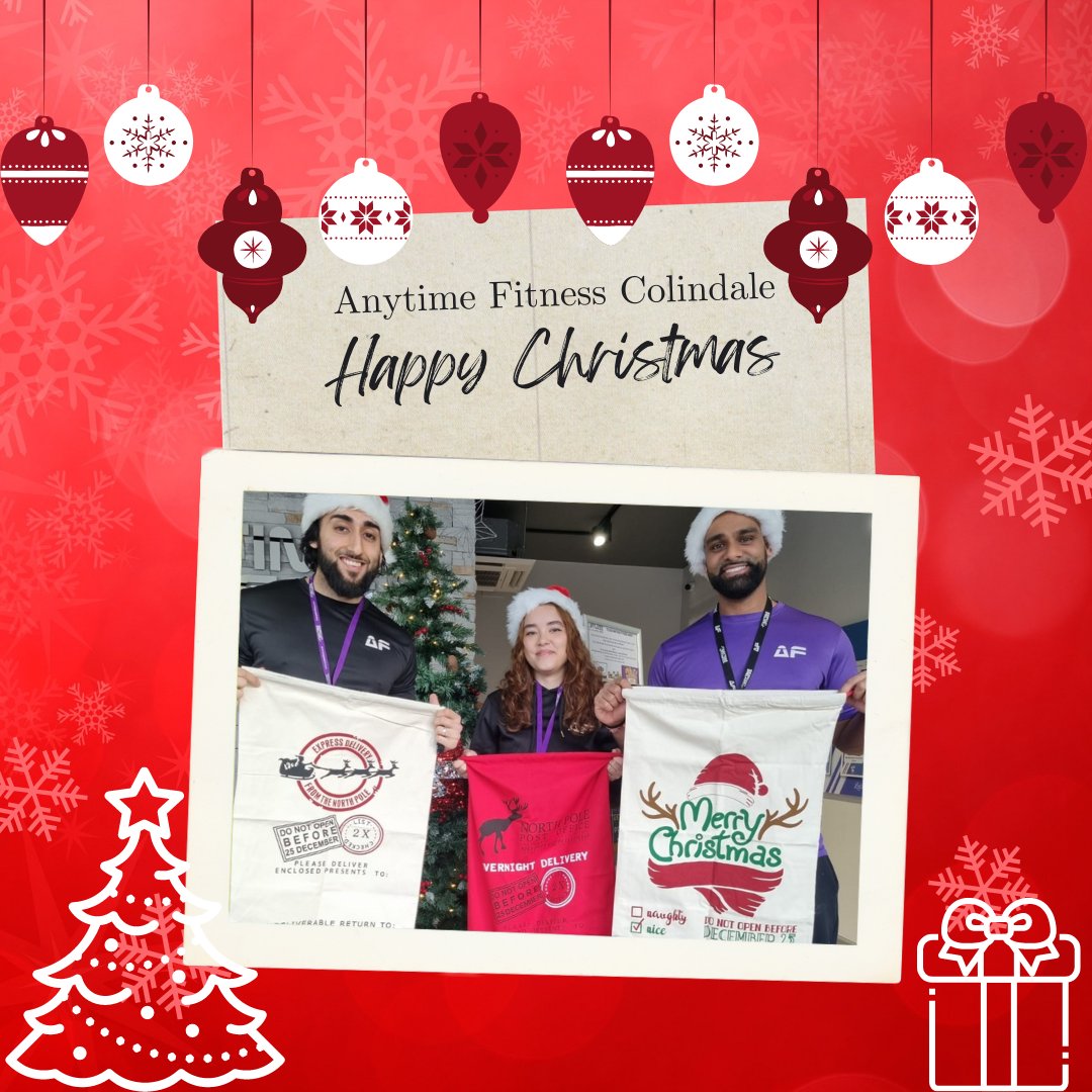 AFColindale's tweet photo. Happy Christmas to everyone from the whole team at Anytime Fitness Colindale 💜

We hope you have a safe and relaxing holiday season and it's is full of peace, joy and happiness.......and lots of food 😉

"It's not what's under the tree that matters, it's who's around it" 🎄 https://t.co/o8Hvv9viBd