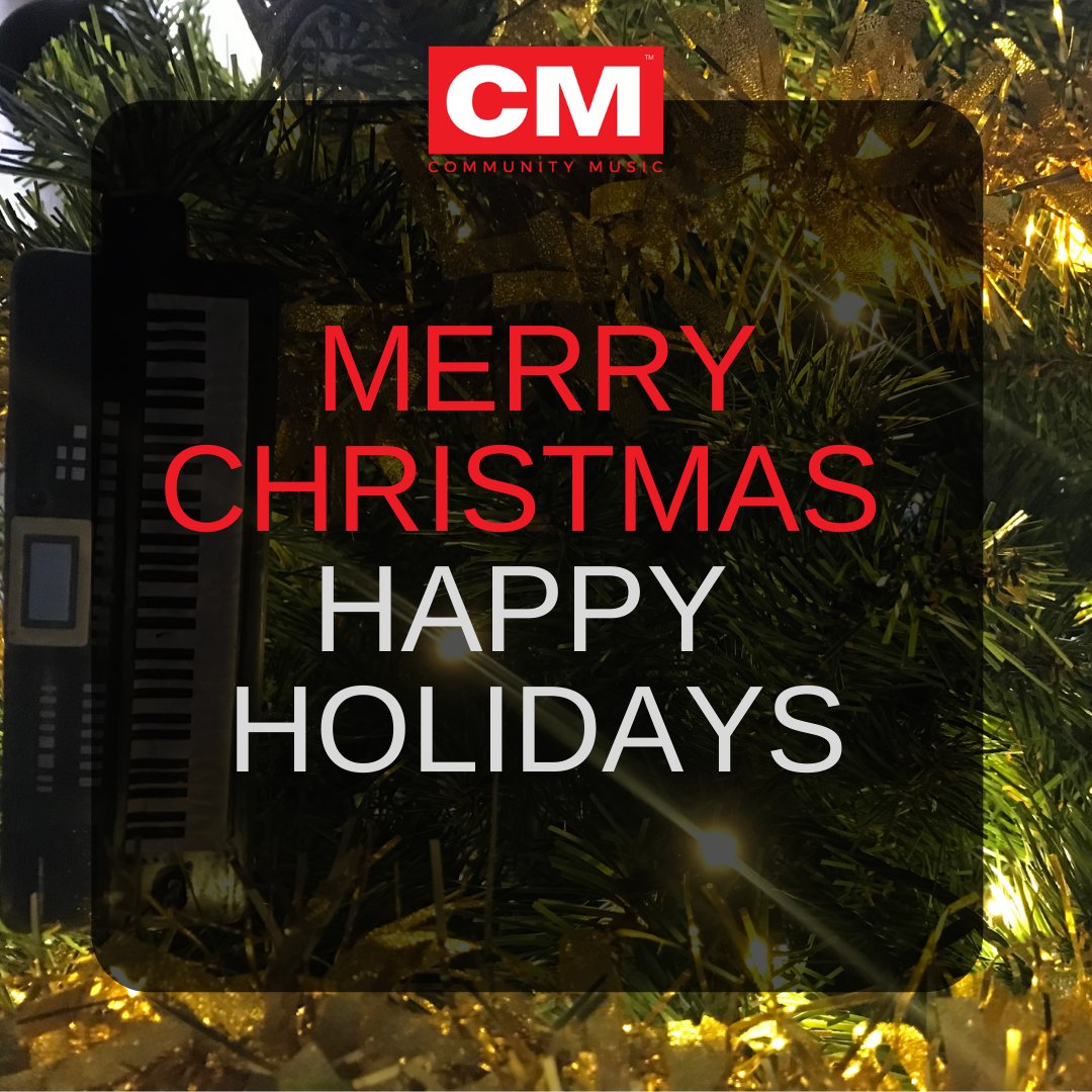 cmsounds's tweet photo. Merry Christmas, Happy Holidays from everyone at Community Music!
#christmas #music #xmas #musicpresents #happyholidays #cmsounds #communitymusic https://t.co/9jaZyDfEC6