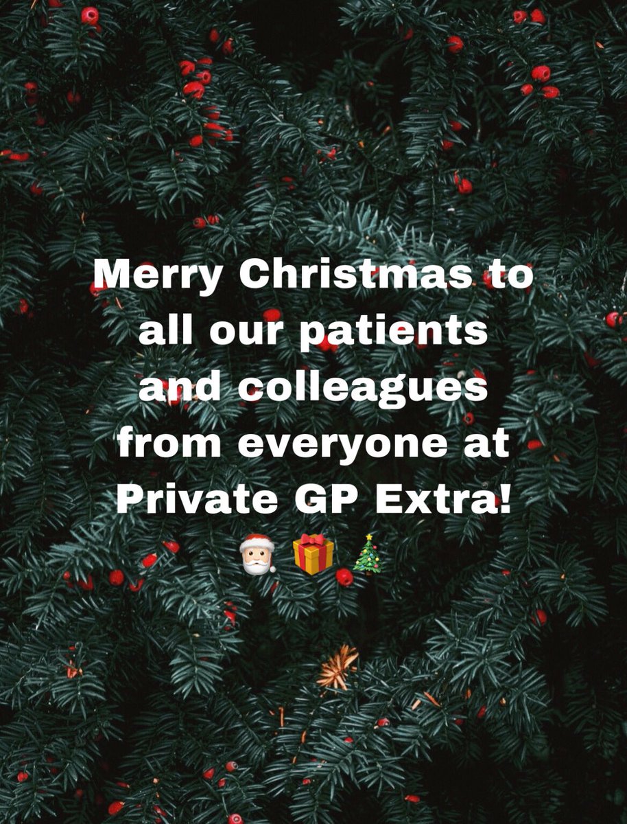 PrivateGPExtra's tweet photo. Wishing you all a happy and healthy Christmas! π
π»ππ
#Christmas2021 #MerryXmas #PrivateGPExtra #PrivateGP #privatedoctor #GP #doctor #health #healthcare #wellbeing #lifestyle https://t.co/QShEvMrVeN