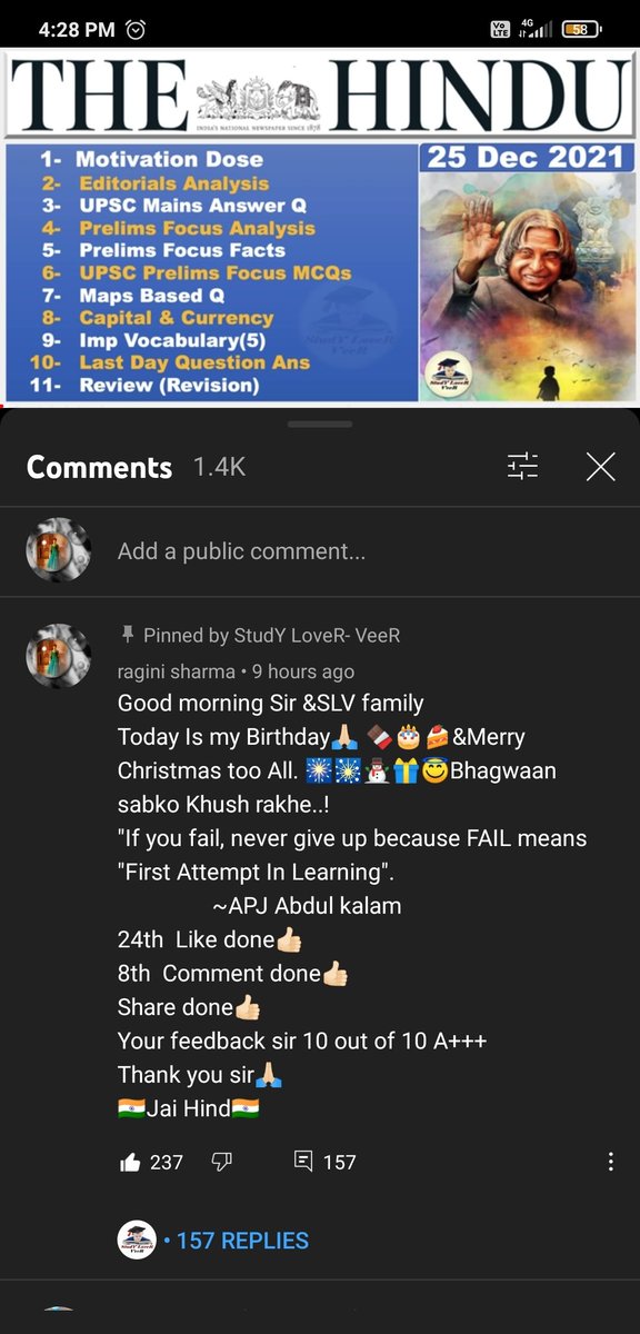 SRG_sharma1's tweet photo. Today I'm celebrating mine birthday and merry Christmas🎁 too all..! #studyloverveer #veertalyan sir.. Thank you for all 🙏🏻for give me blessing.. 😊😇today am very happy. https://t.co/DjXunfZjRT