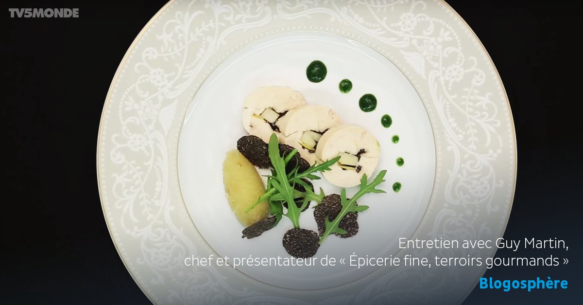 #Blogosphère
👨🏻‍🍳 Rencontrez <a href="/ChefGuyMartin/">Chef Guy Martin</a>, chef et présentateur de « Épicerie fine, terroirs gourmands » !
▶️  bit.ly/2Im_TV5MONDEap…