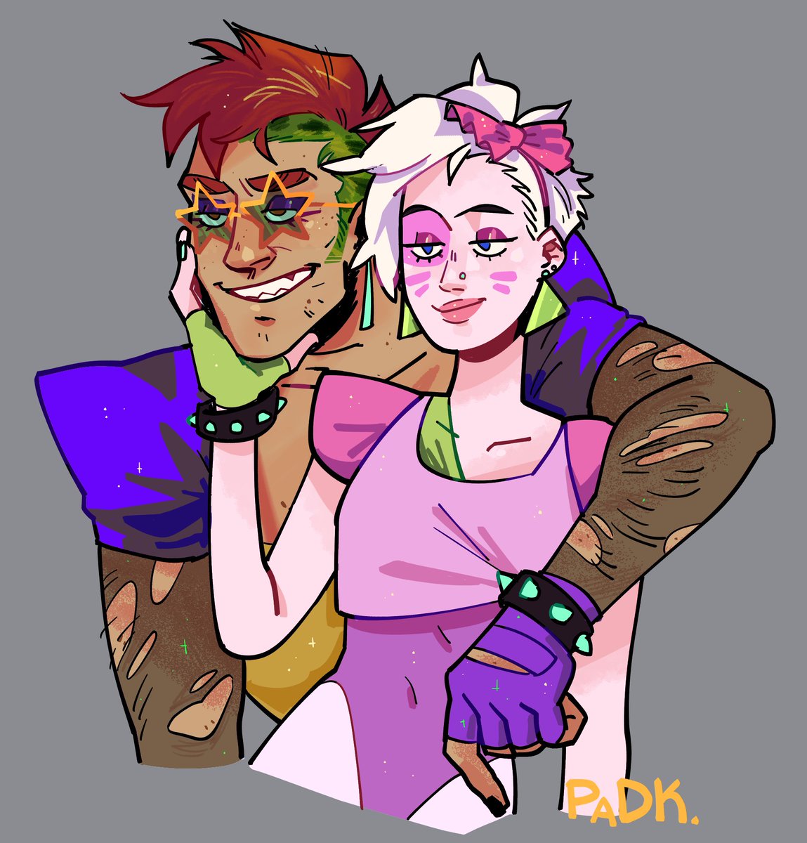 F_PADK's tweet image. 🐤🐊I&apos;M IN LOVE 🐊🐤

#FNAF #Monty  #Chica