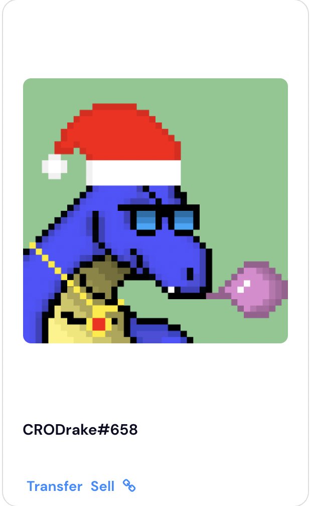 CRODrakesNFT's tweet photo. Merry XMas to everyone #crofam !
We are giving away CRODrake#658 (that happens to have a Santa Hat 🎅) to ONE lucky winner!
- Like and Retweet
- Tag 3 Friends
- Share the XMas love!
Winner announced in 72H 🎄
#NFT #NFTs #NFTGiveaways #NFTGiveway #CRO #Cronos #cronoschain https://t.co/elLoSvMmfF