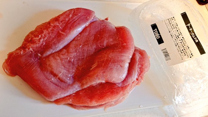 クリスマスなのでターキー買ってみた。むね肉だけ。 