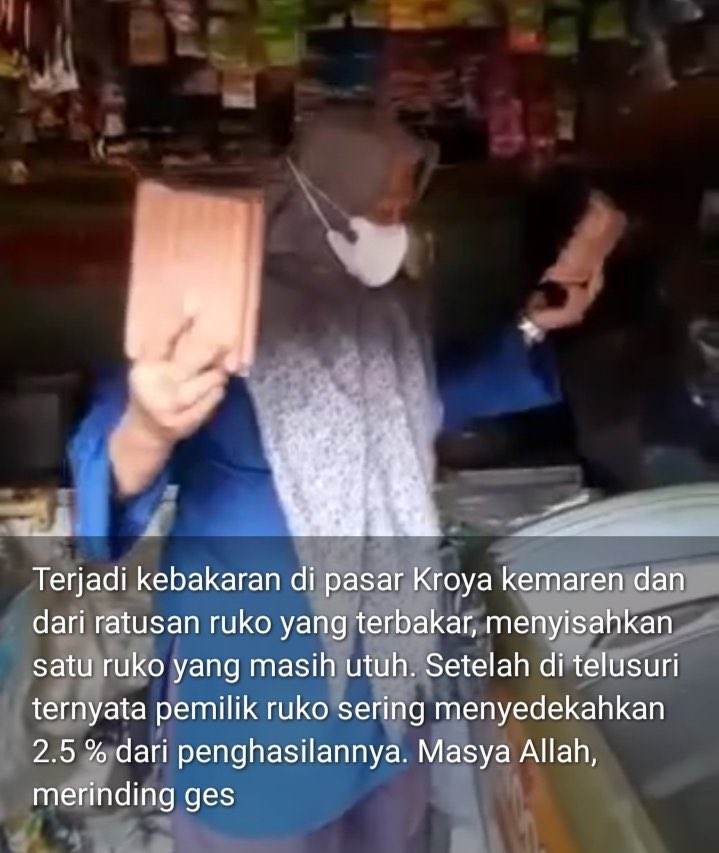 Dis! MasyaAllah🥺, disamping kanan kiri, depan belakang ludes terbakar, tp di toko ini masii utuhh, bahkan makanan frozenpun masih dingin🥺🥺 merinding bgtt😢