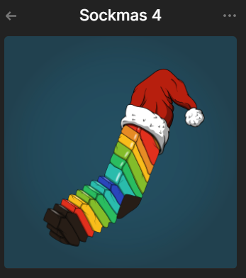 TeshInvests's tweet photo. Ayy merry Sockmas to my @SocksOnSolana fam #solsocks #NFTs https://t.co/7ZPgGRTpUd