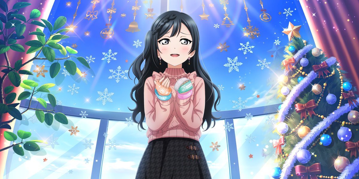Merry Christmas from Setsuna Yuki!! #LoveLive #ラブライブ #優木