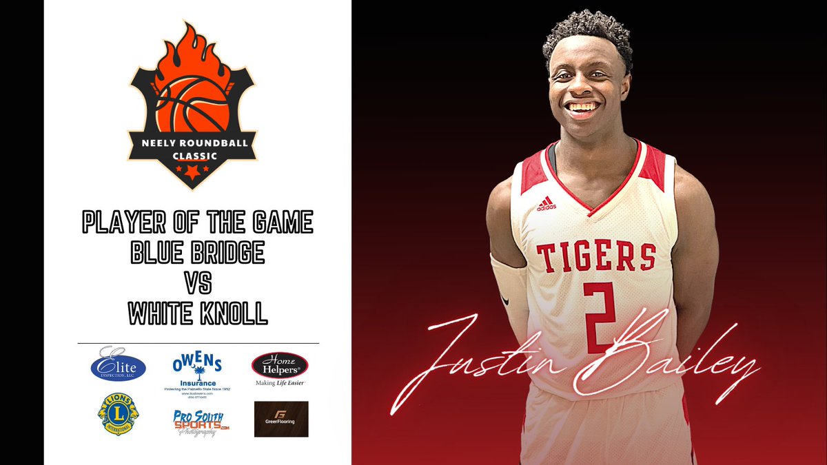 NeelyClassic's tweet photo. @NeelyClassic RECAP Game 2: 
@BlueRidgeMensBB vs @WKHSBasketball 
Blue Ridge Wins 65-40
Player of the Game - Justin Bailey @JustinBailey_2_ https://t.co/ZZf6IcJDZJ