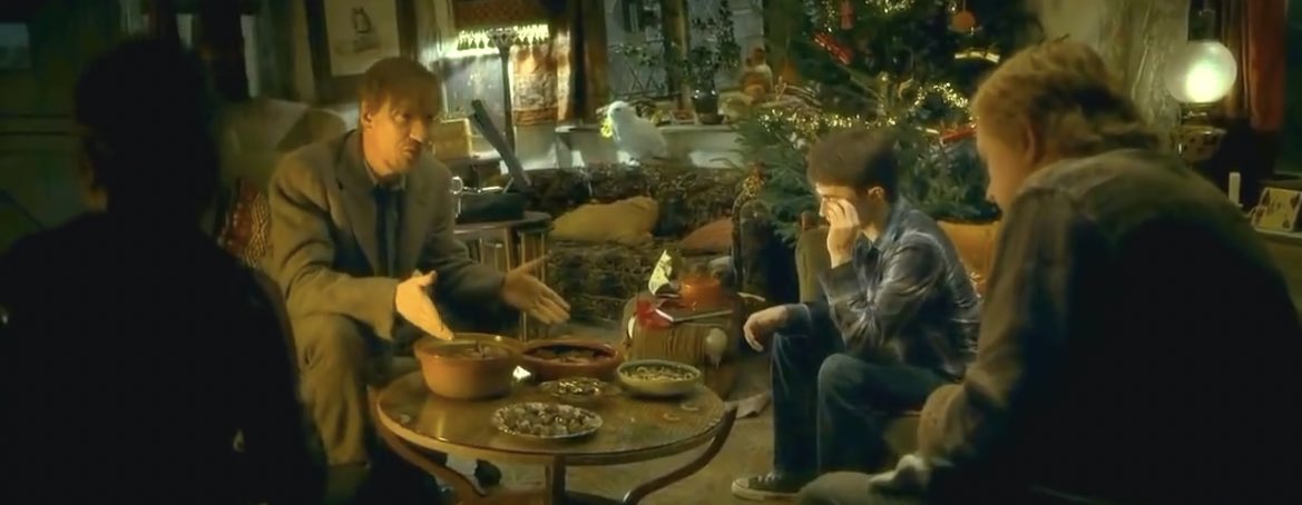 remus lupin in christmas.