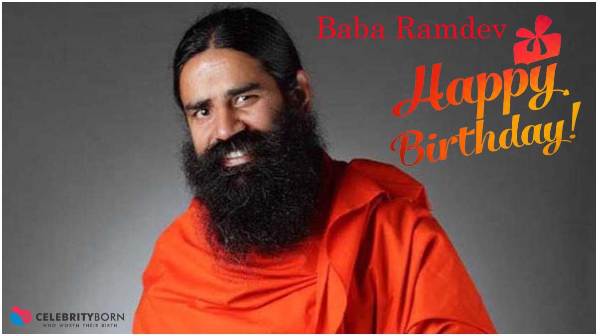 CelebrityBorn's tweet photo. Happy Birthday to Swami Ramdev (Indian Yoga Guru, Religious Leader, Activist, Writer, Author & co-founder of the Bharat Swabhiman Trust & Patanjali Yogpeeth)
#BabaRamdev #YogaGuru #Religious #Leader #Writer #Author #Founder #BabaRamdevBirthday
About : https://t.co/mQiHl2geid https://t.co/gaG48mNAlK